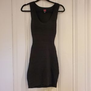 Bebe Black Bodycon Bandage Cutout Mini Dress